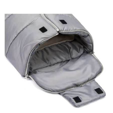 Sac de iarna pentru carucior, 100x55 cm, Silver, Eco Big, 0 luni+, Fillikid 730693