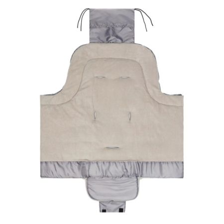 Sac de iarna pentru carucior, 100x55 cm, Silver, Eco Big, 0 luni+, Fillikid 730692