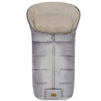 Sac de iarna pentru carucior, 100x55 cm, Silver, Eco Big, 0 luni+, Fillikid