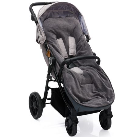 Sac de iarna reflectorizant, 100x55 cm, Black, Kindley Reflect, 6 luni+, Fillikid 730697