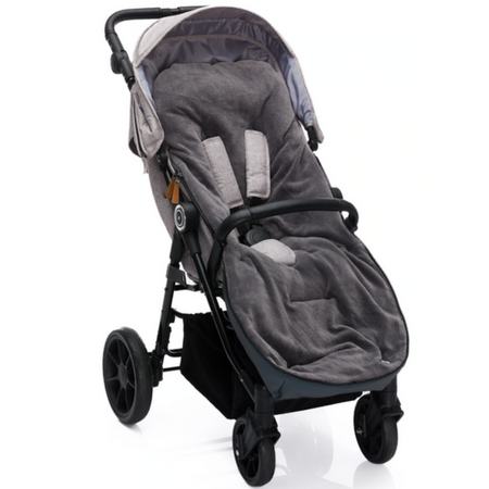 Sac de iarna reflectorizant, 100x55 cm, Black, Kindley Reflect, 6 luni+, Fillikid 730697