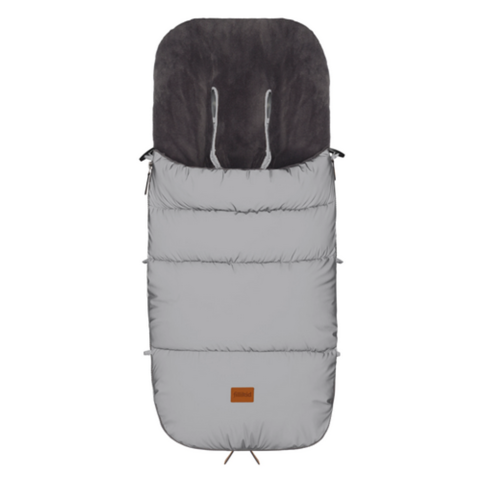 Sac de iarna reflectorizant, 100x55 cm, Silver, Kindley Reflect, 6 luni+, Fillikid