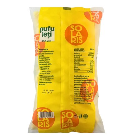 Pufuleti fara sare, 50 g, Solaris 791370