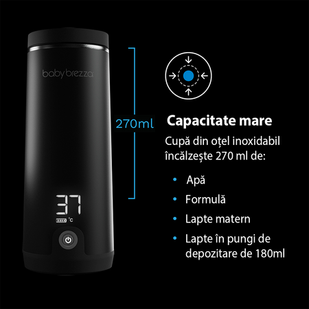 Incalzitor portabil de lichide Super Fast Bottle Warmer, 1 bucata, Baby Brezza 730815