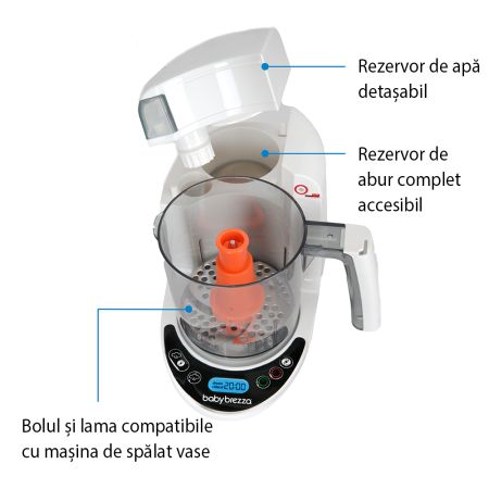 Aparat de gatit Food Maker Deluxe, 1 bucata, Baby Brezza 730862