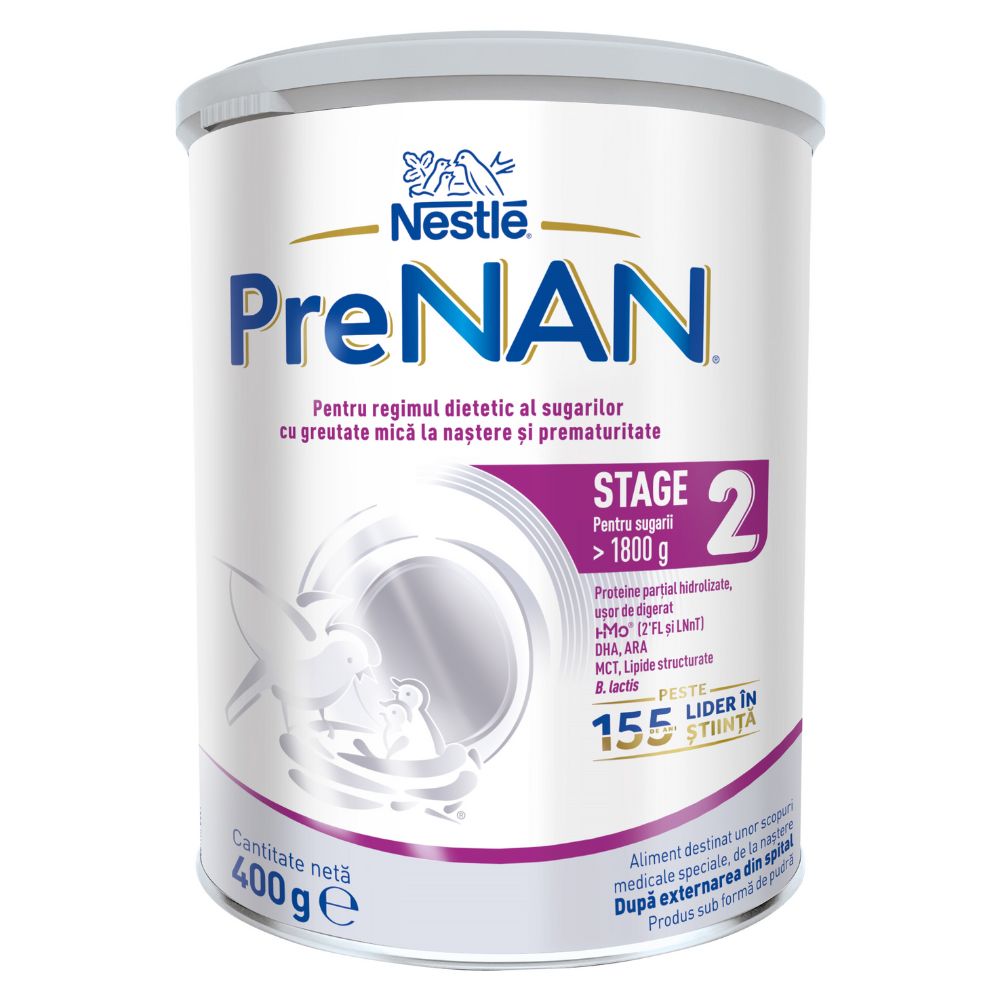 Formula de lapte praf Pre Nan Stage 2, 400 g, Nestle