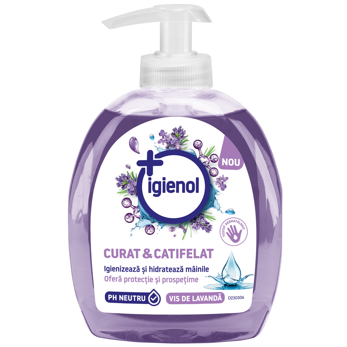 Sapun lichid Vis de Lavanda, 300 ml, Igienol