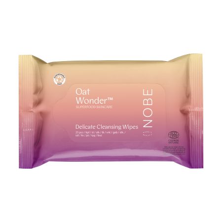 Servetelele delicate demachiante Oat Wonder, 25 bucati, Nobe