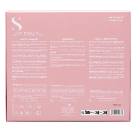 Kit hidratare par Semi di Lino SDL Moisture, 250 + 200 +15 ml, Alfaparf 730933