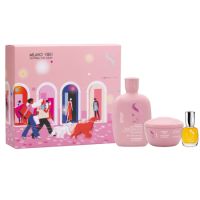 Kit hidratare par Semi di Lino SDL Moisture, 250 + 200 +15 ml, Alfaparf