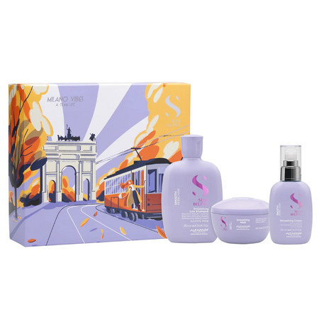Kit ingrijire pentru par rebel SDL Smooth, 250 + 200 + 125 ml, Alfaparf