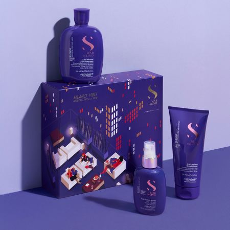 Kit ingrijire pentru parul blond SDL Blonde, 250 + 200 + 125 ml, Alfaparf 730948
