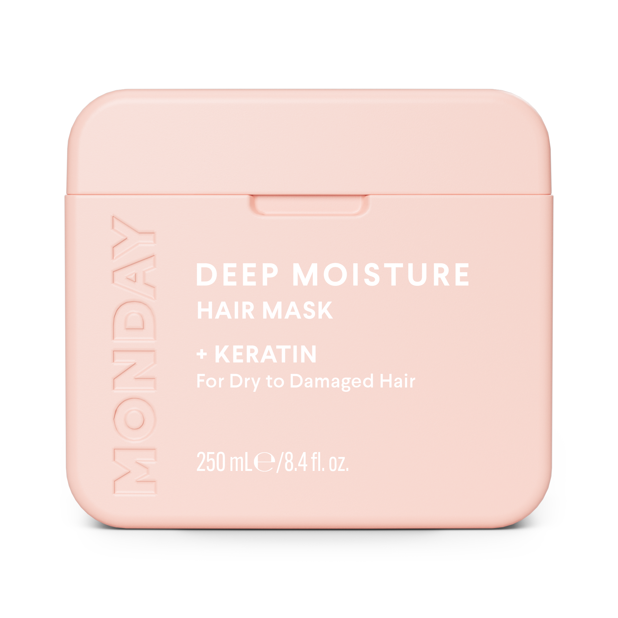 Masca pentru par uscat si deteriorat cu Keratina, 250 ml, Monday