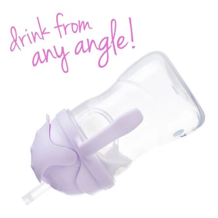 Cana cu pai, Mov, +6 luni, 240 ml, b.box 730960