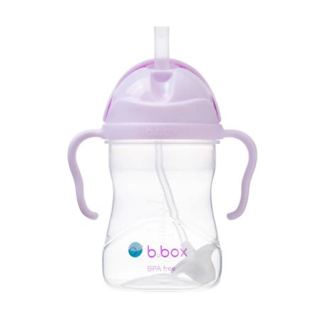 Cana cu pai, Mov, +6 luni, 240 ml, b.box