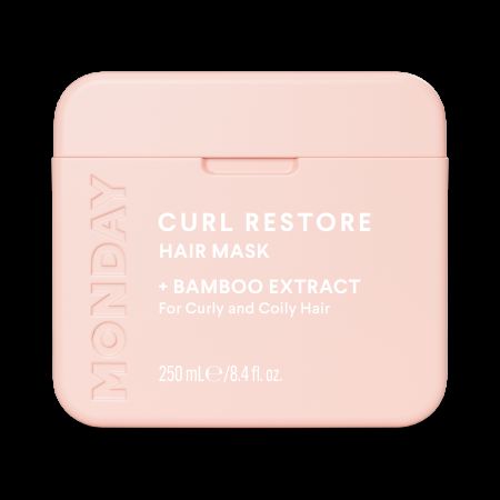 Masca revitalizare bucle cu extract de bambus, 250 ml, Monday