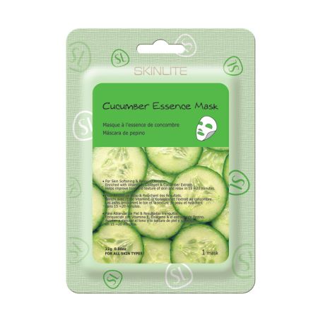 Masca cu extract de castravete, vitamina E si colagen, 23 g, Skinlite