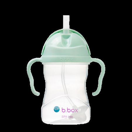 Cana cu pai, Verde fistic, +6 luni, 240 ml, b.box