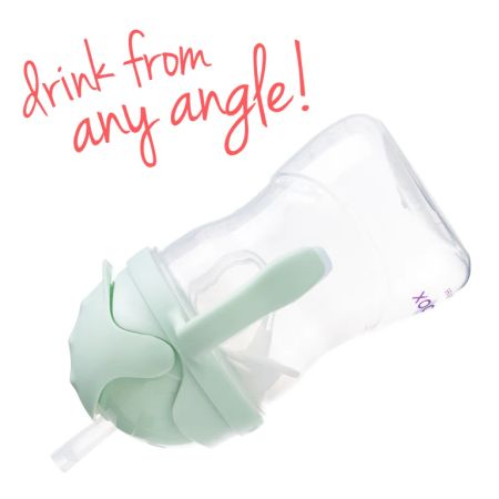 Cana cu pai, Verde fistic, +6 luni, 240 ml, b.box 731007