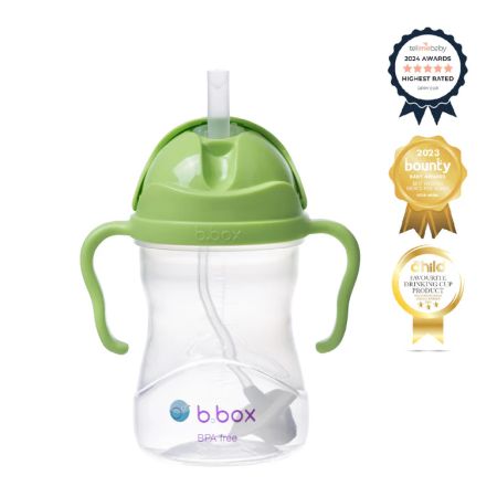 Cana cu pai, Verde, +6 luni, 240 ml, b.box 731021