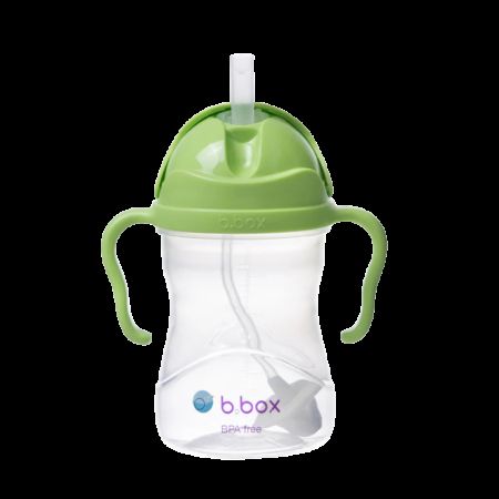 Cana cu pai, Verde, +6 luni, 240 ml, b.box
