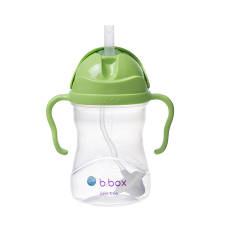 Cana cu pai, Verde, +6 luni, 240 ml, b.box