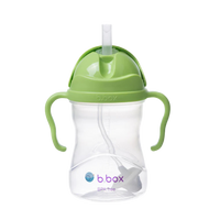 Cana cu pai, Verde, +6 luni, 240 ml, b.box