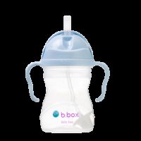 Cana cu pai, Albastru, +6 luni, 240 ml, b.box