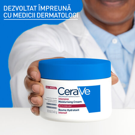 Crema intens hidratanta cu 5% Hydro-Uree pentru piele foarte uscata, 340 g, CeraVe 731052