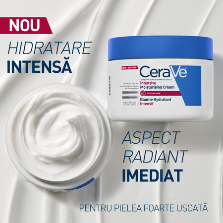 Crema intens hidratanta cu 5% Hydro-Uree pentru piele foarte uscata, 340 g, CeraVe 731055