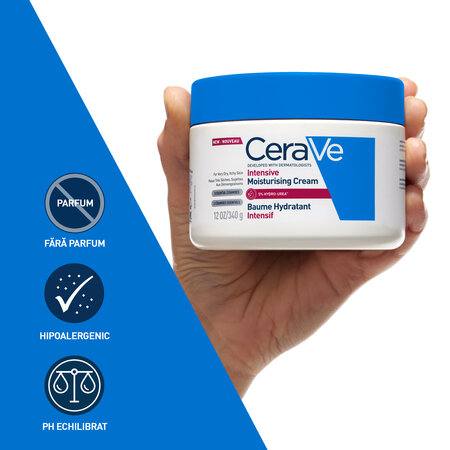 Crema intens hidratanta cu 5% Hydro-Uree pentru piele foarte uscata, 340 g, CeraVe 731051