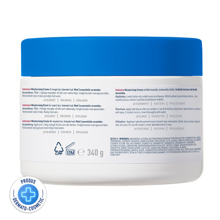 Crema intens hidratanta cu 5% Hydro-Uree pentru piele foarte uscata, 340 g, CeraVe 731054