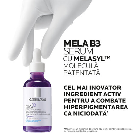 Ser concentrat intensiv pentru corectare pete pigmentare Mela B3, 50 ml, La Roche-Posay 731083