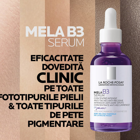 Ser concentrat intensiv pentru corectare pete pigmentare Mela B3, 50 ml, La Roche-Posay 731081