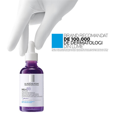 Ser concentrat intensiv pentru corectare pete pigmentare Mela B3, 50 ml, La Roche-Posay 731079