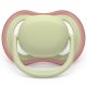 Suzeta Ultra Air Pacifier Philips Avent, Galben/Verde, 18 luni+, SCF349/50, 2 bucati, Philips 733058