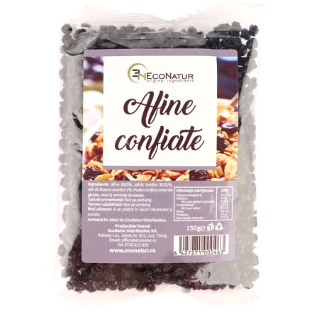 Afine confiate, 150 g, Econatur