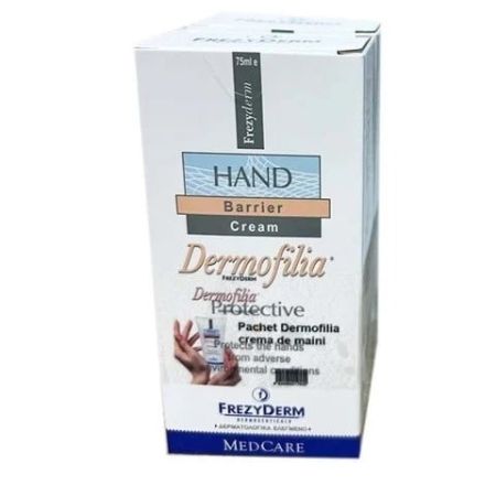 Pachet crema de maini Dermofilia, 2x75 ml, Frezyderm