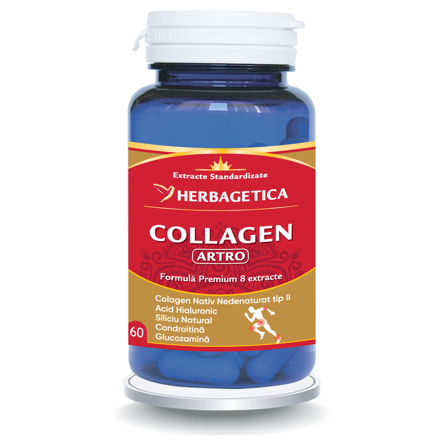 Collagen Artro, 60 capsule, Herbagetica