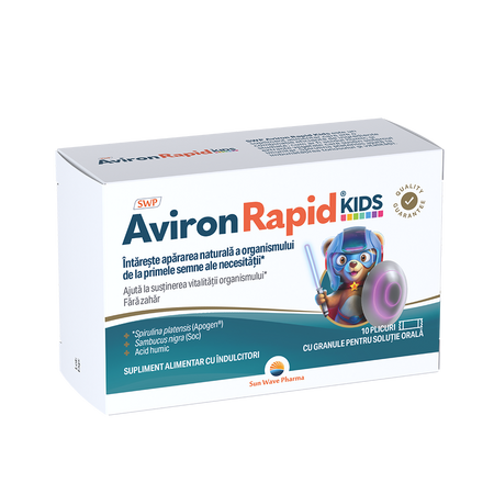 Aviron Rapid Kids, 10 plicuri, Sun Wave Pharma