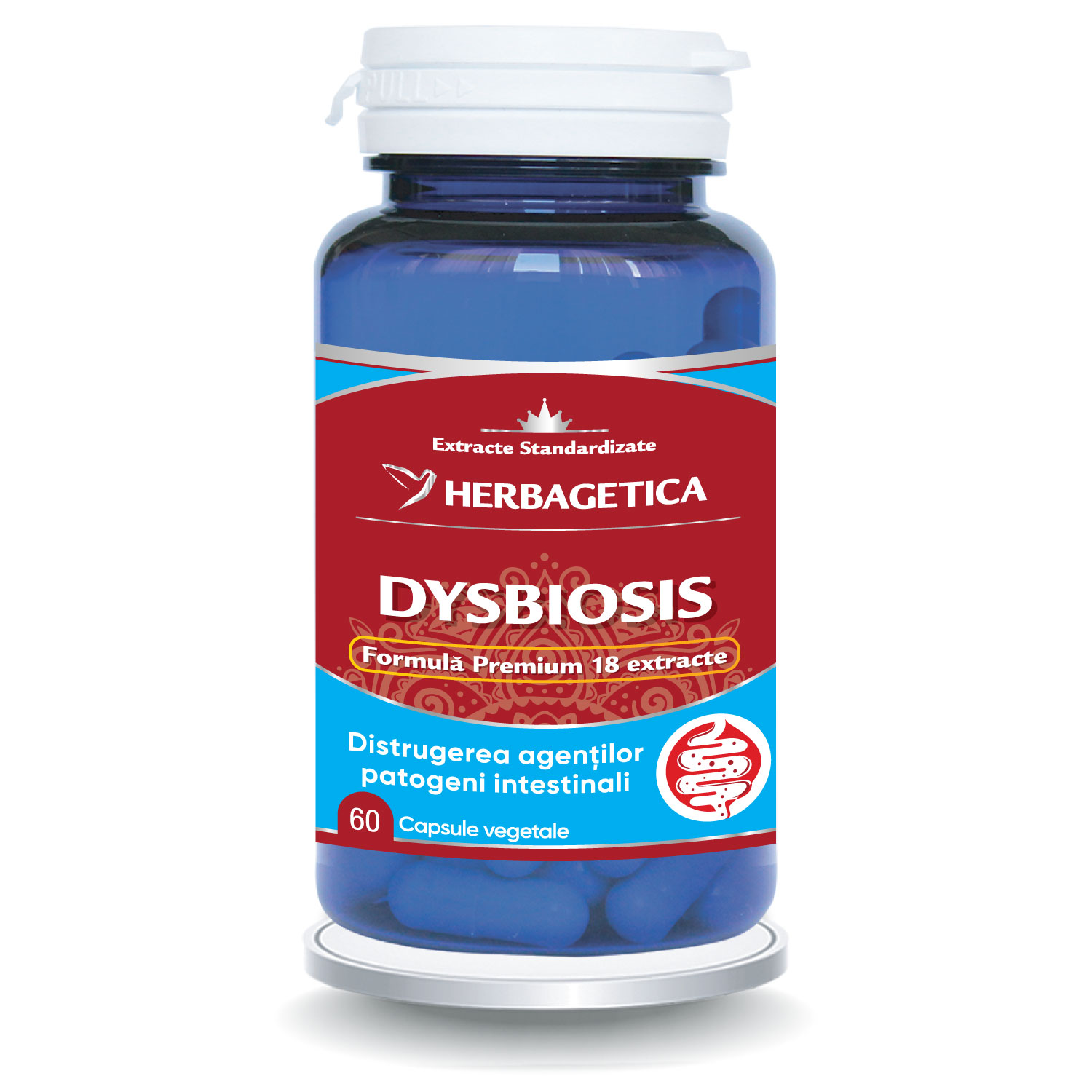 Dysbiosis, 60 capsule, Herbagetica