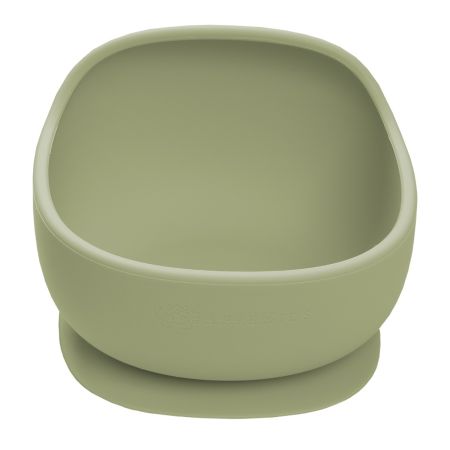 Bol din silicon cu ventuza Classic, Raw Green, 6 luni+, Appekids