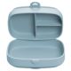 Caserola compartimentata din silicon cu ventuza Magic Box, Aqua Blue, 6 luni+, Appekids 731246