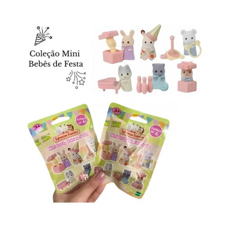 Figurina surpriza Petrecerea, 3 ani+, Sylvanian Families 731252