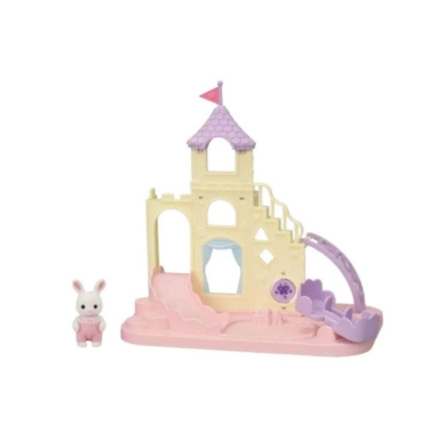 Set figurina bebelus si castel Loc de joaca, 3 ani+, Sylvanian Families