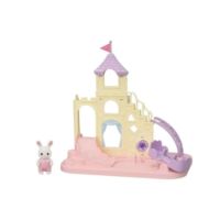 Set figurina bebelus si castel Loc de joaca, 3 ani+, Sylvanian Families