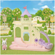 Set figurina bebelus si castel Loc de joaca, 3 ani+, Sylvanian Families 731294