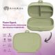 Caserola compartimentata din silicon cu ventuza Magic Box, Raw Green, 6 luni+, Appekids 731288