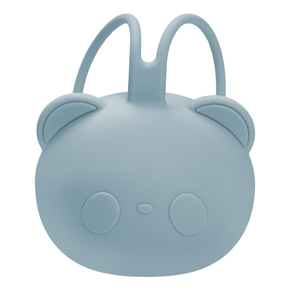 Cutie din silicon pentru suzeta The Little Bear, Aqua Blue, 0 luni+, Appekids