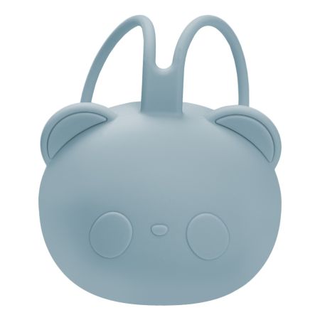 Cutie din silicon pentru suzeta The Little Bear, Aqua Blue, 0 luni+, Appekids